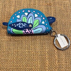 NWT Vera Bradley beach coin purse bag charm
